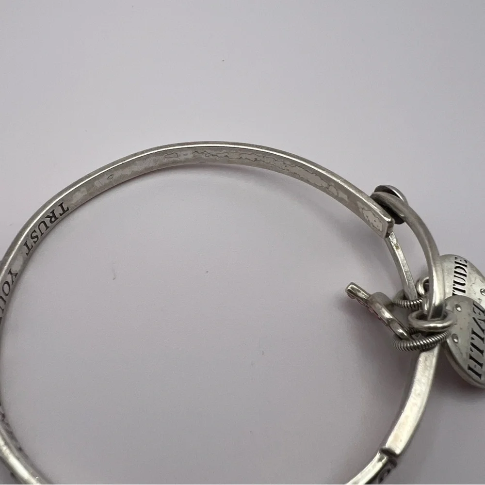 Brighton Power of Pink Ribbon Breast Cancer Gratitude Bangle Bracelet